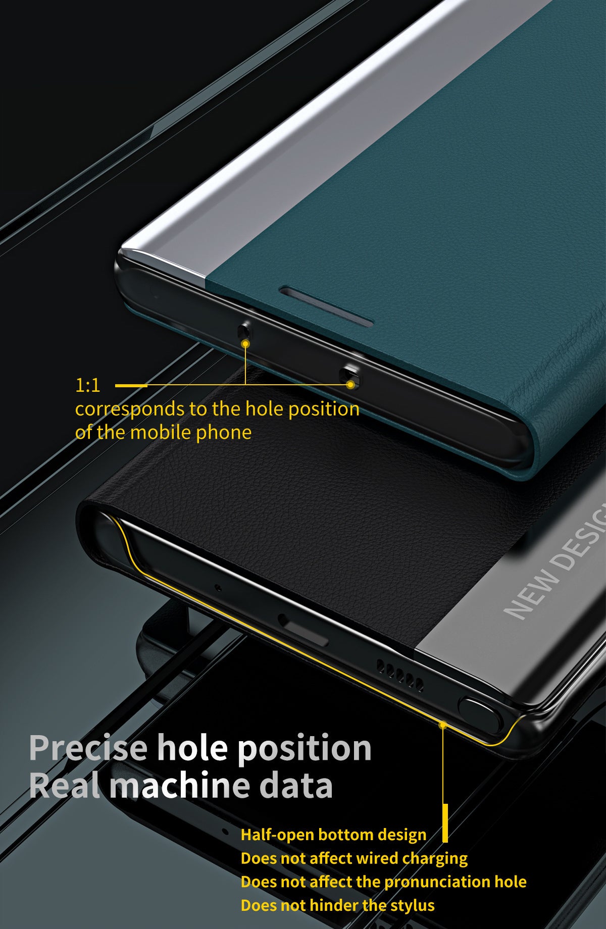 Samsung Ultra series Elegant design Magnetic Leather Flip Case (Exclusive)