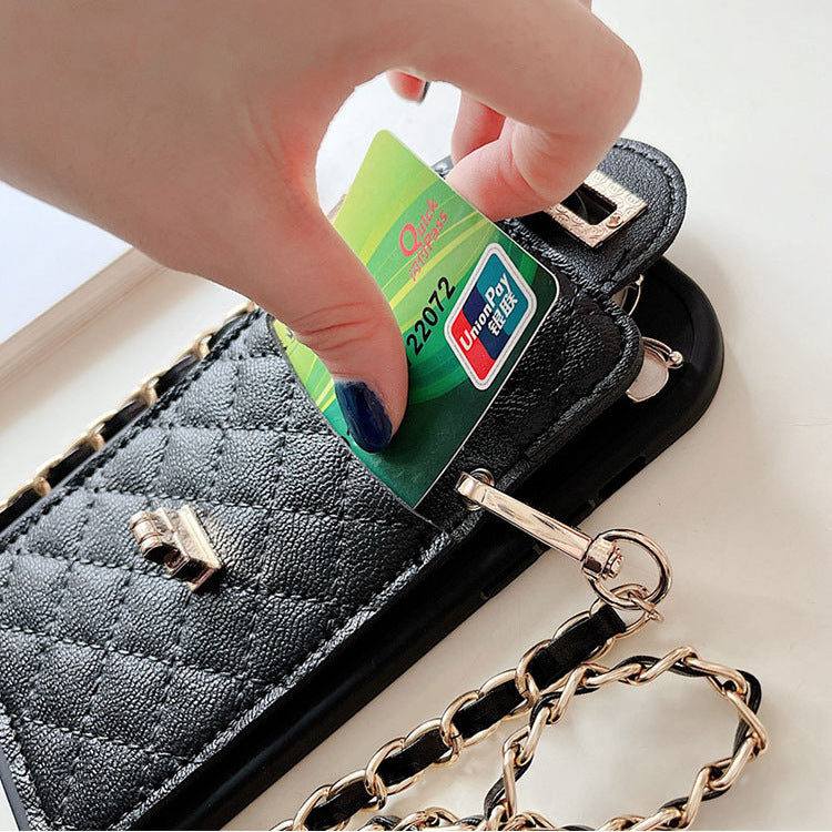 Apple Iphone Chanel Style Butterfly Card Holder Case (Exclusive)