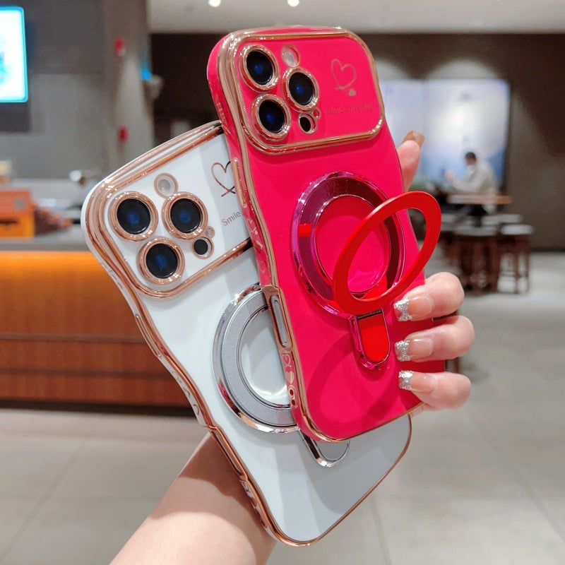 Apple Iphone New Wave Double Heart Large Window Case (Exclusive)
