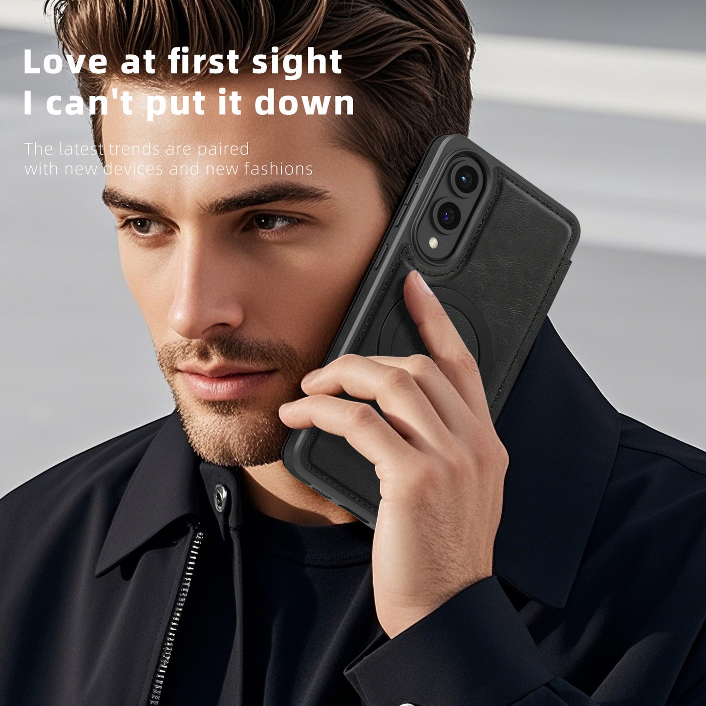 Samsung Ultra series Lingdun Business Flip Magnetic Case (Exclusive)
