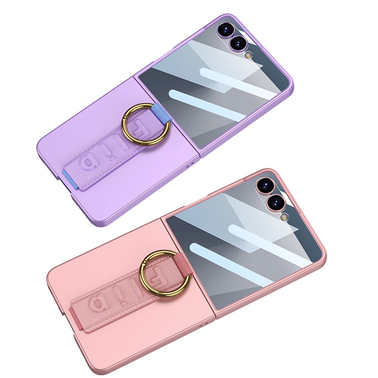 Samsung Flip Series Case Ultra-Thin Ring Wristband Shell Film Integrated (Exclusive)