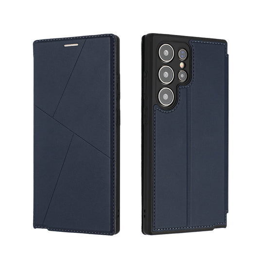Samsung Ultra series Leather material all-inclusive thin magnetic card Case (Exclusive)