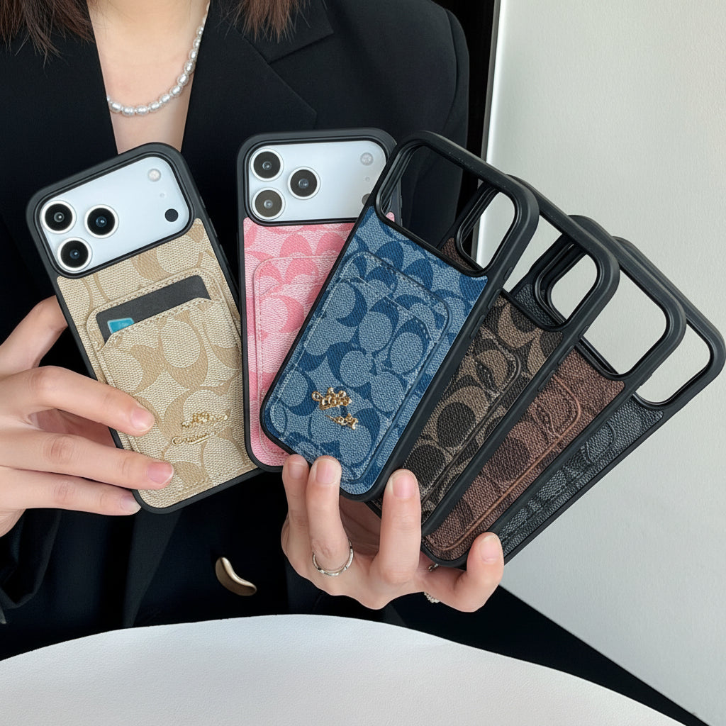 Apple iphone series Retro Denim Card Holder European and American Suitable Case (Exclusive)