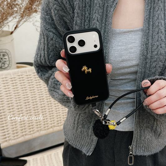 Apple iphone Velvet 3D Little Golden Horse (Exclusive)
