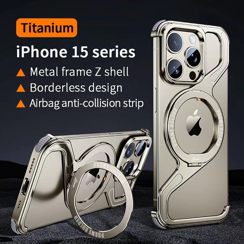 Apple Iphone Snap-On Z Shell Magnetic Stand Case (Exclusive)