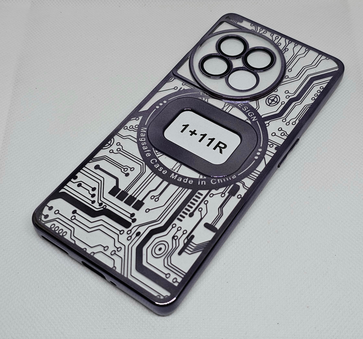 One Plus 11R Back Cover with CD Watch Machine Design
