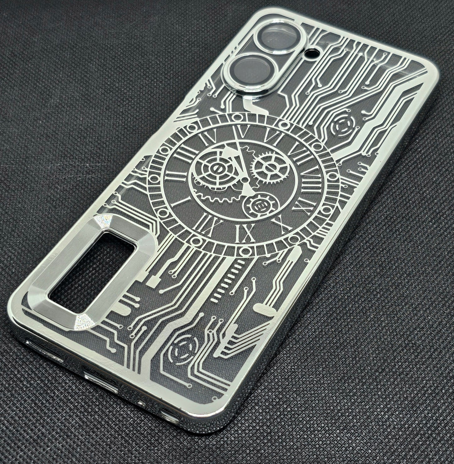 Realme 10 (4G) Back Cover with CD Watch Machine Design soft
