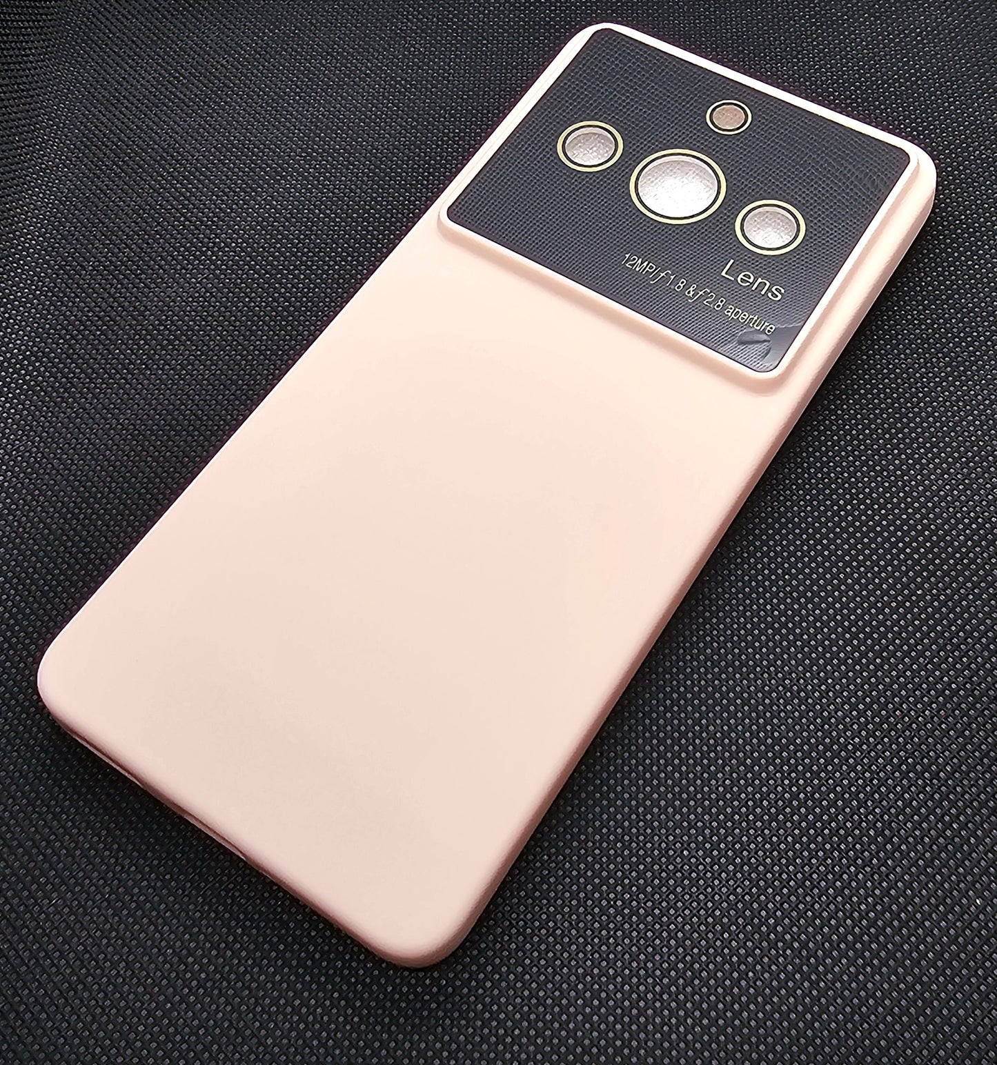 Realme 11 pro/ 11 Pro Plus Mobile Silicone Back Cover with Protective Lens