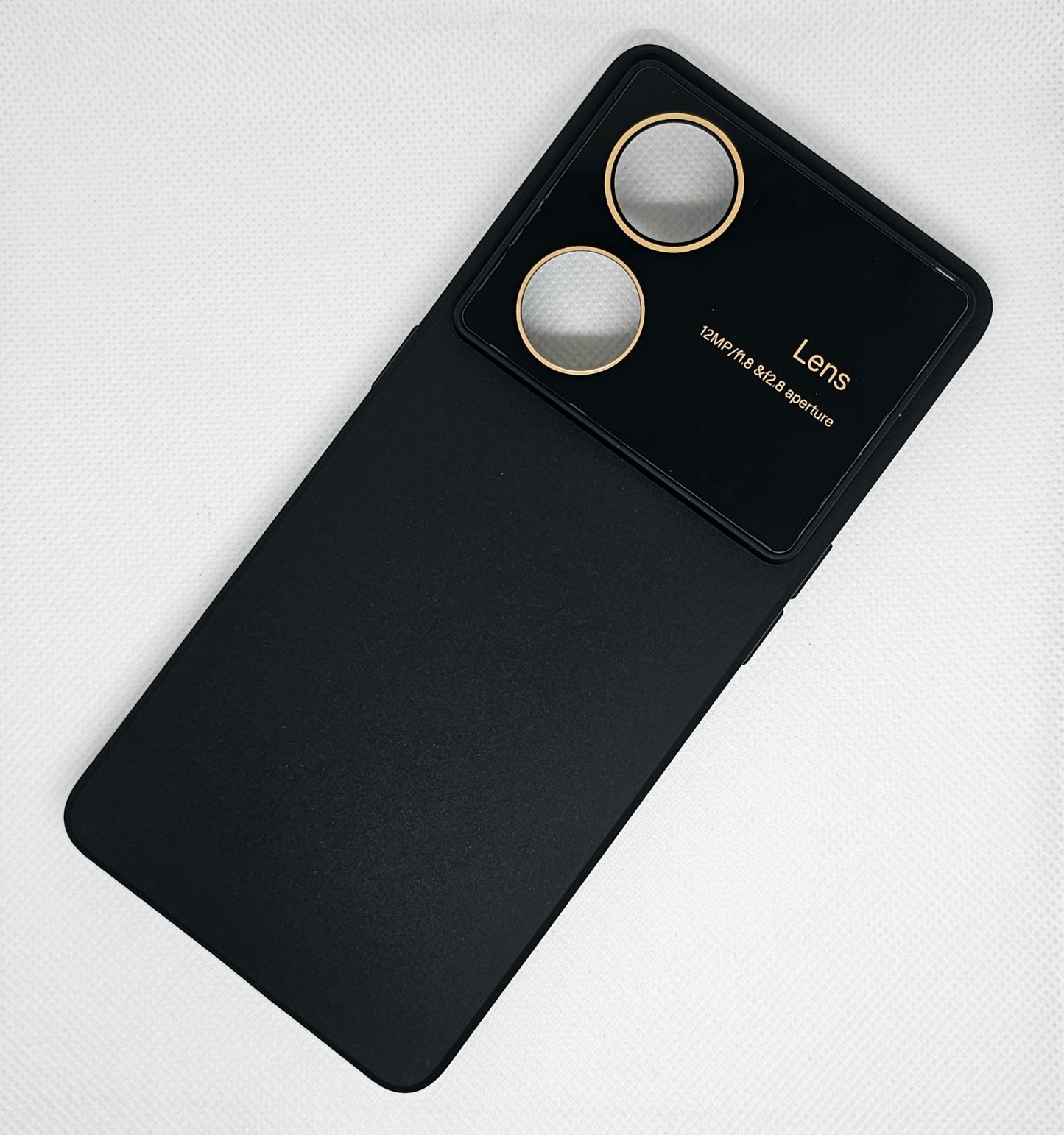 Oppo Reno 8T Silicone Back Cover with Protective Lens
