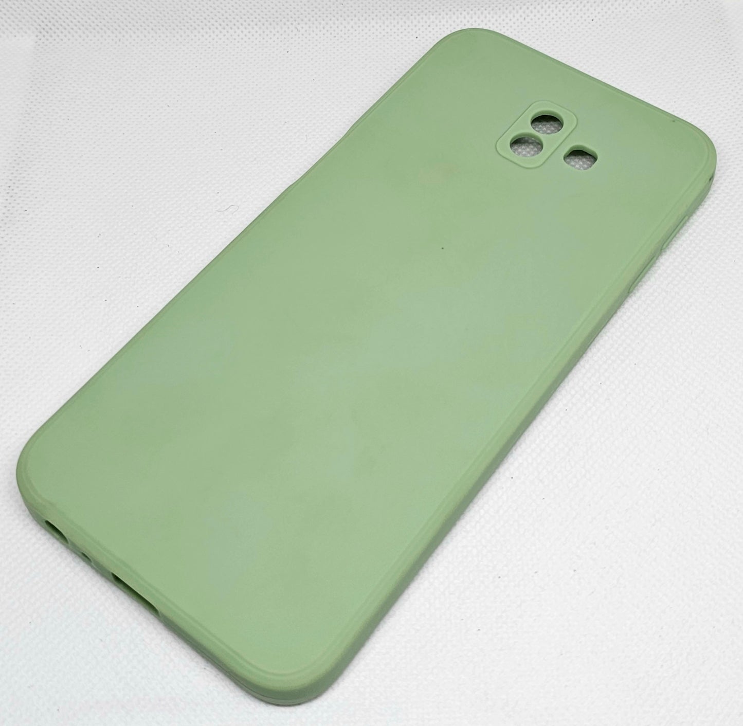 Samsung J6+ Silicone + Cloth Back Cover