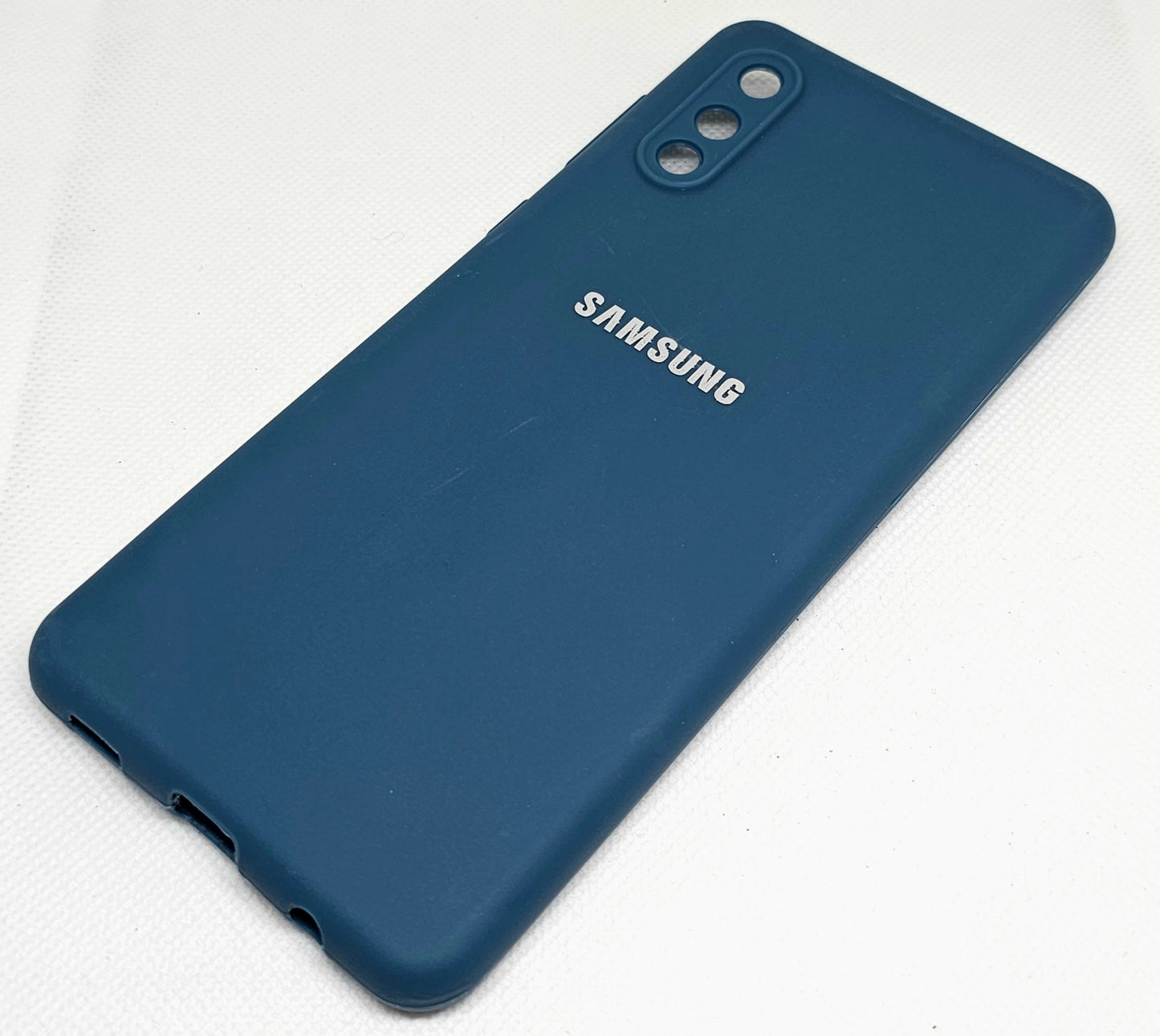 Samsung M02 Silicone + Cloth Back Cover