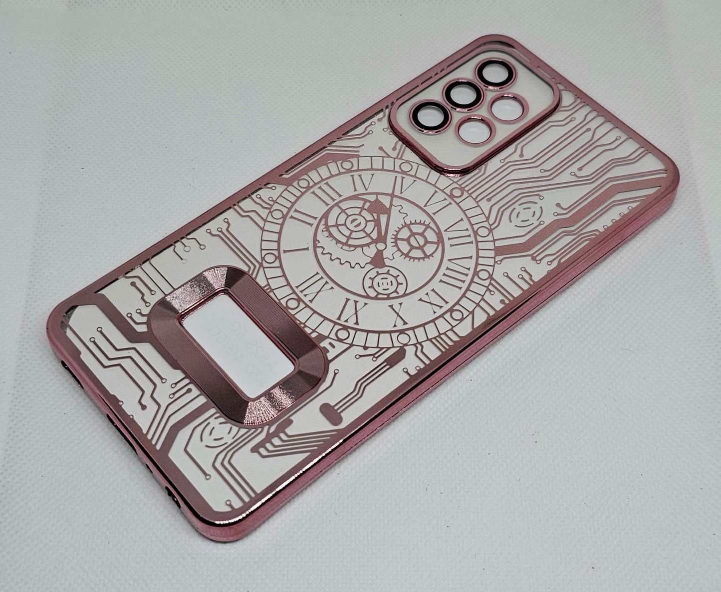 Samsung A52 Back Cover with CD Watch Machine Design