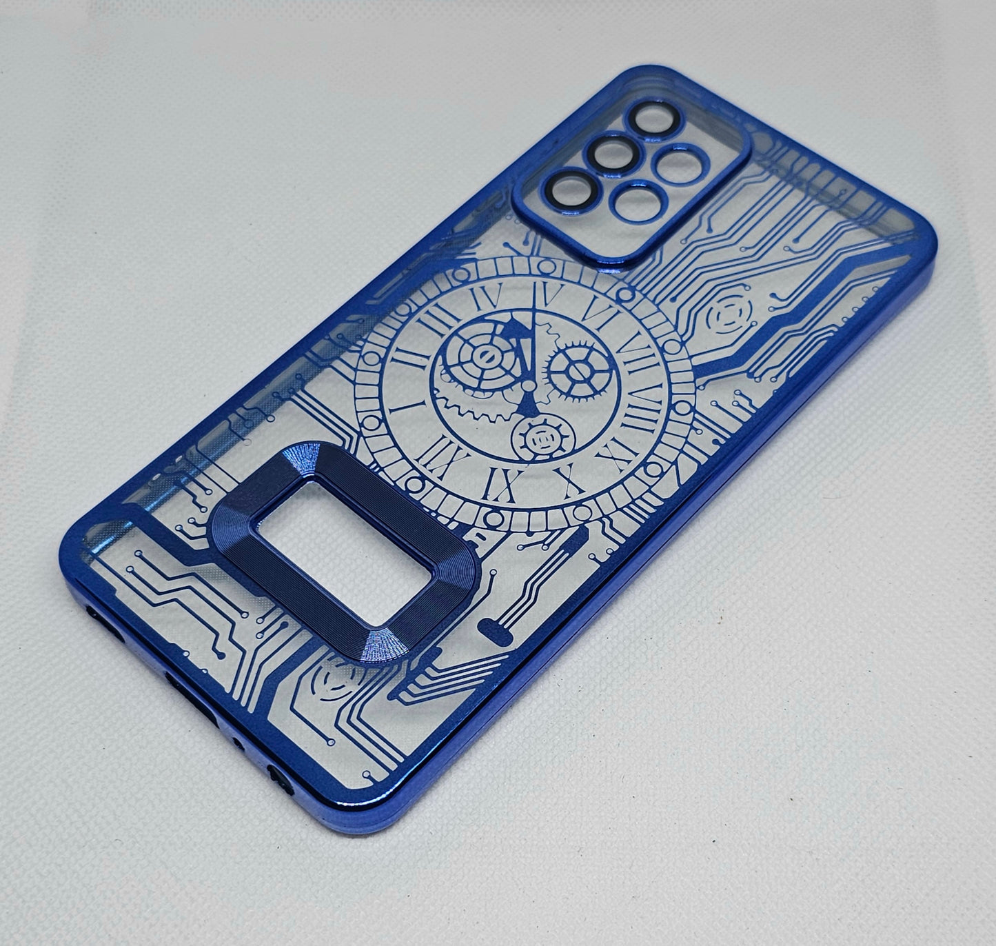 Samsung A52 Back Cover with CD Watch Machine Design