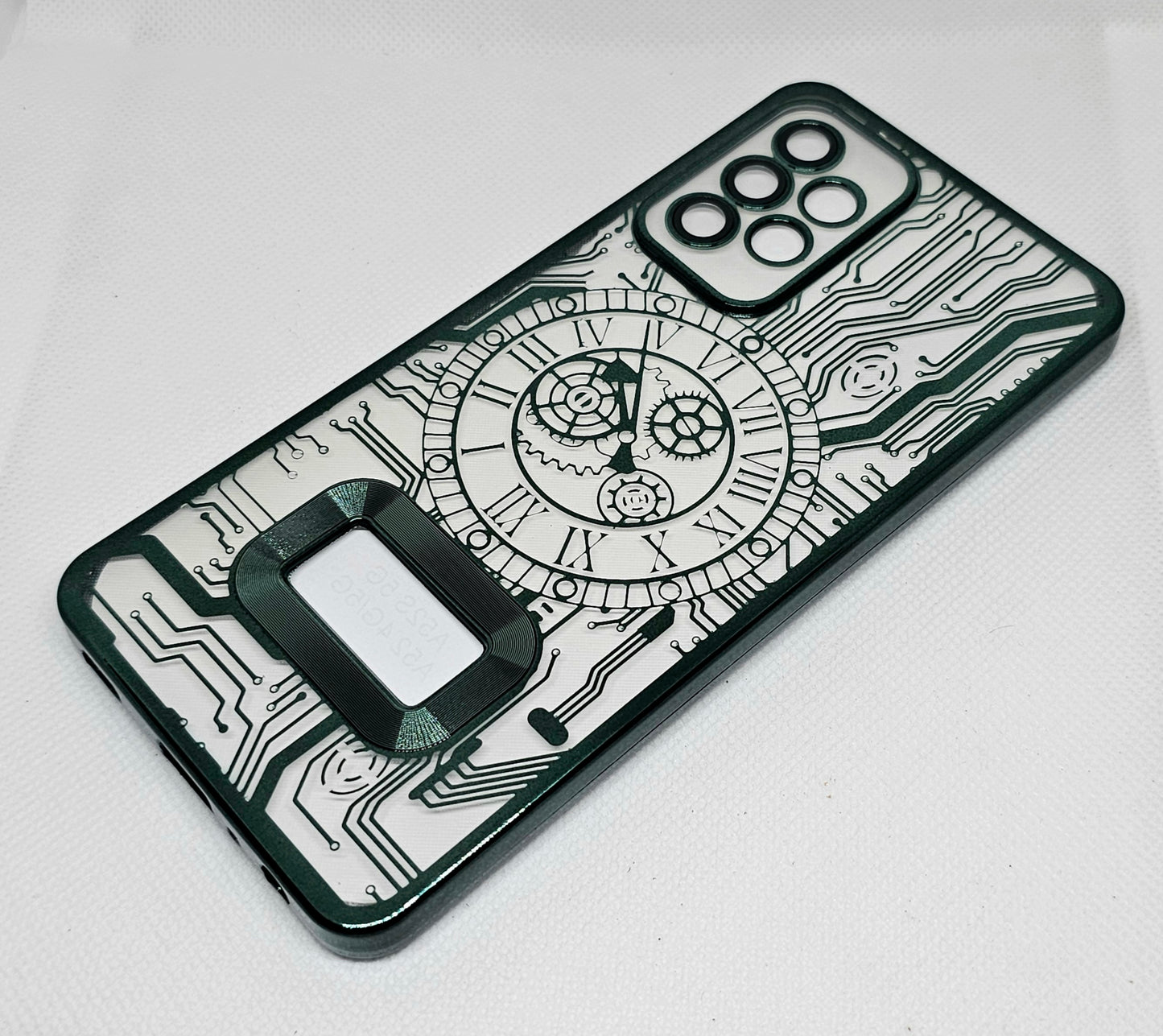 Samsung A52 Back Cover with CD Watch Machine Design