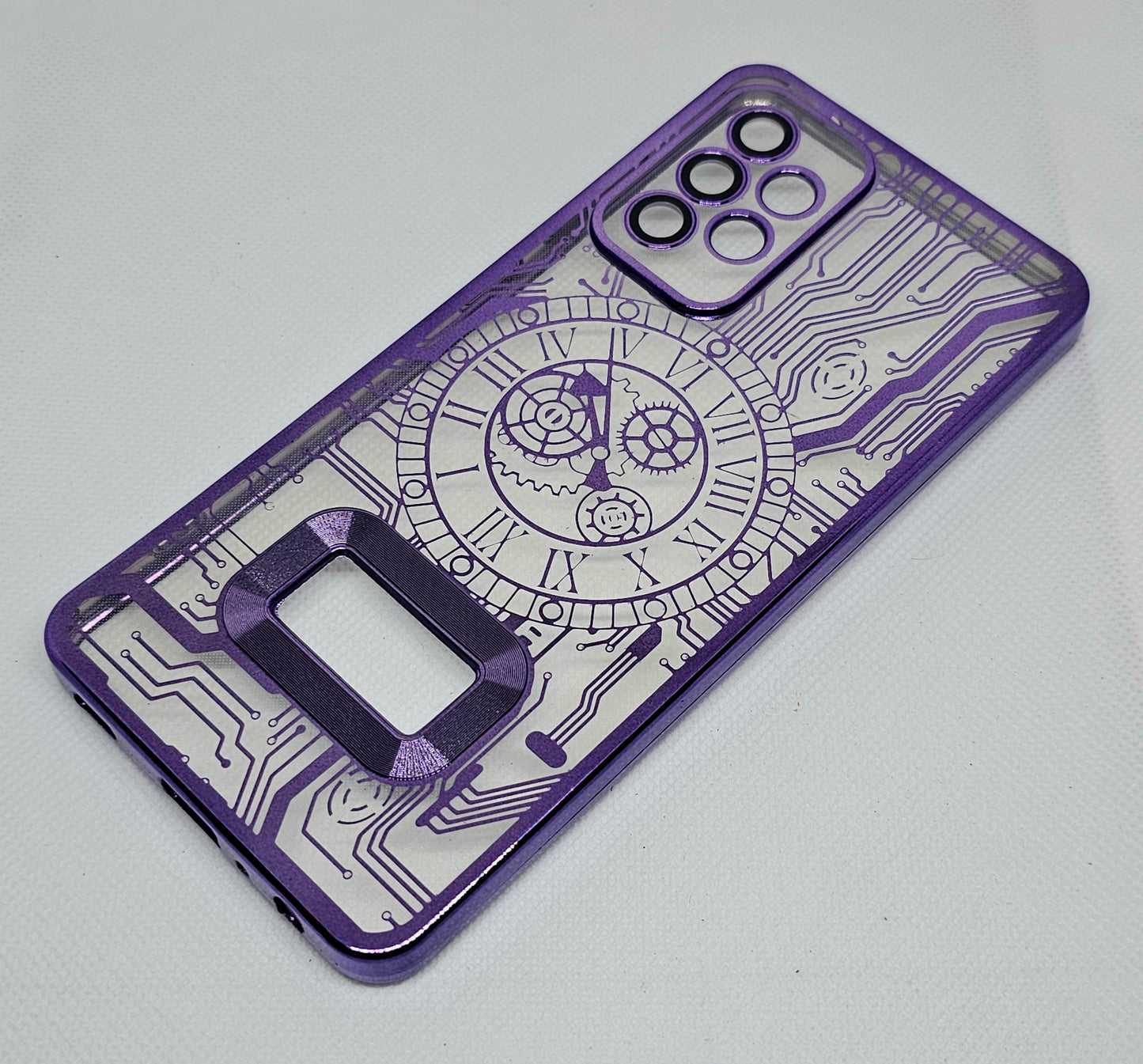 Samsung A52 Back Cover with CD Watch Machine Design