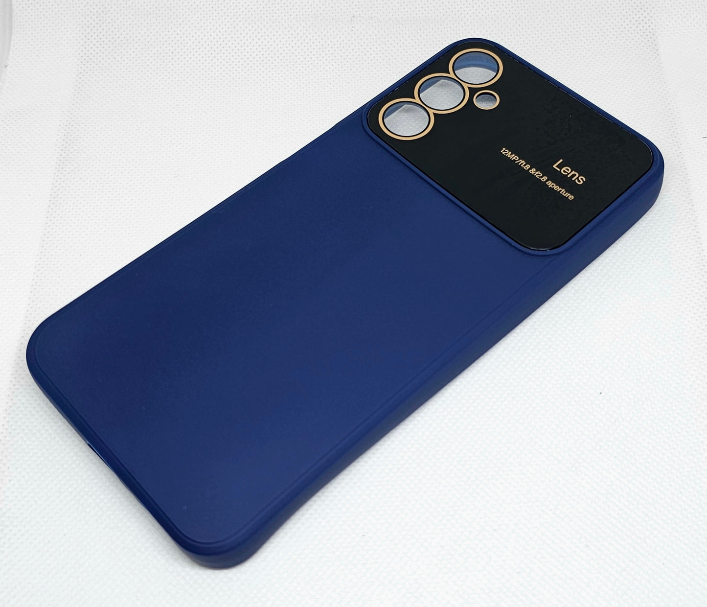 Samsung A14(5G) Silicone Back Cover with Protective Lens