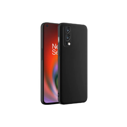 One Plus Nord 2 Back Cover (Silicone + Inner Side Cloth) soft