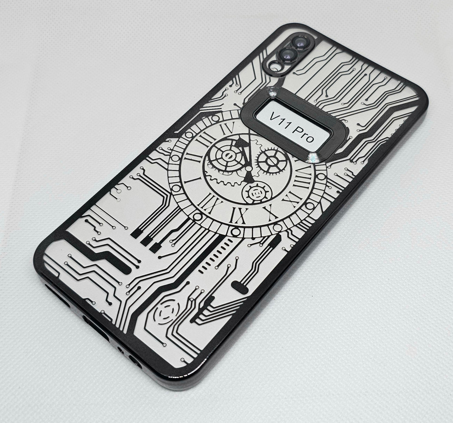 Vivo V11 Pro Back Cover with CD Watch Machine Design soft