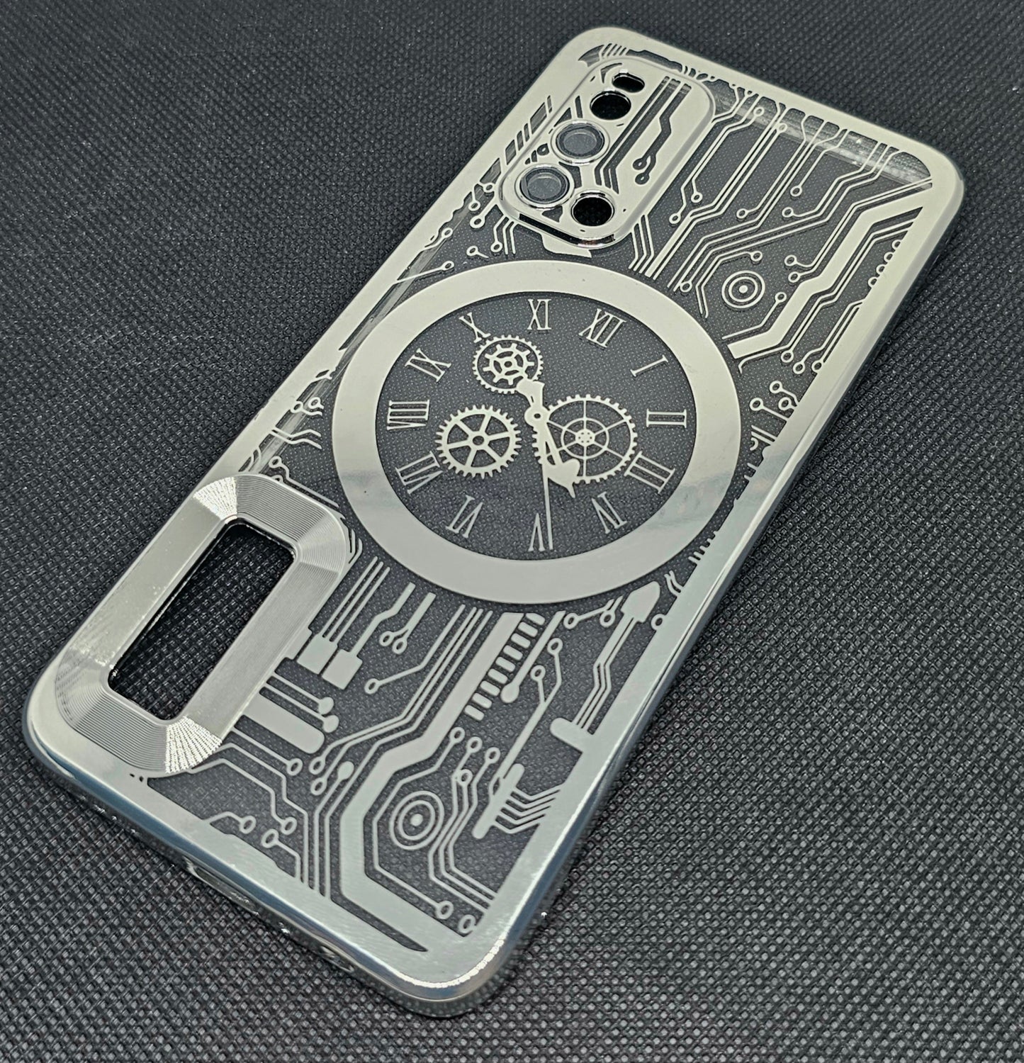 Vivo V19 (2020) Back Cover with CD Watch Machine Design soft