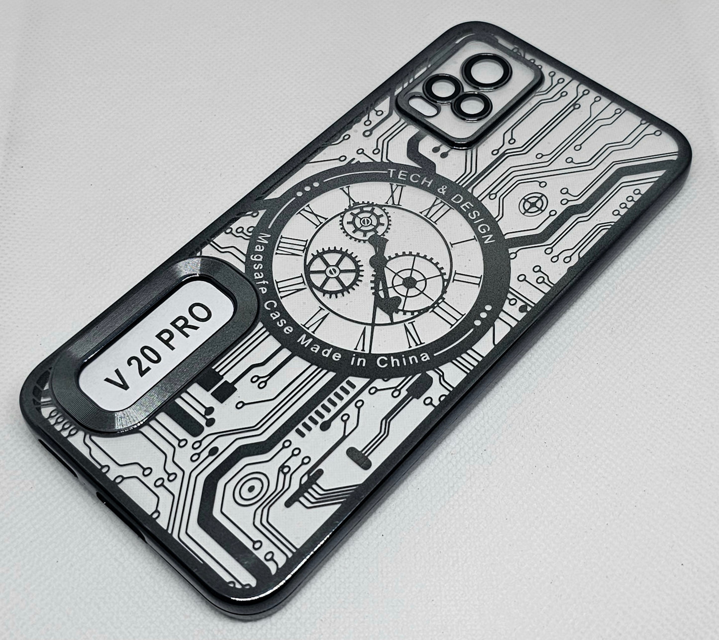 Vivo V20 Pro Mobile CD Watch Machine Design Back Cover