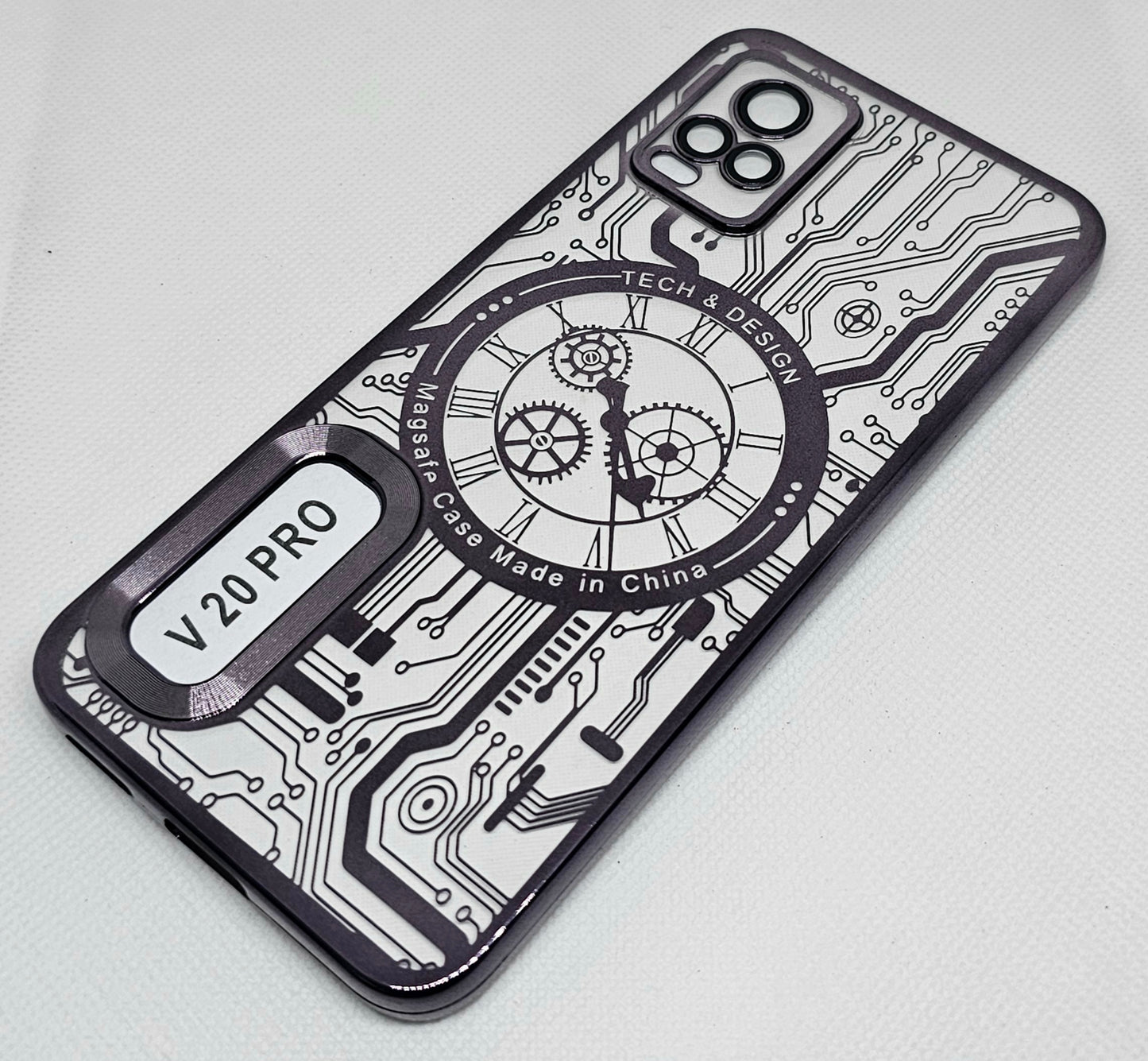 Vivo V20 Pro Mobile CD Watch Machine Design Back Cover