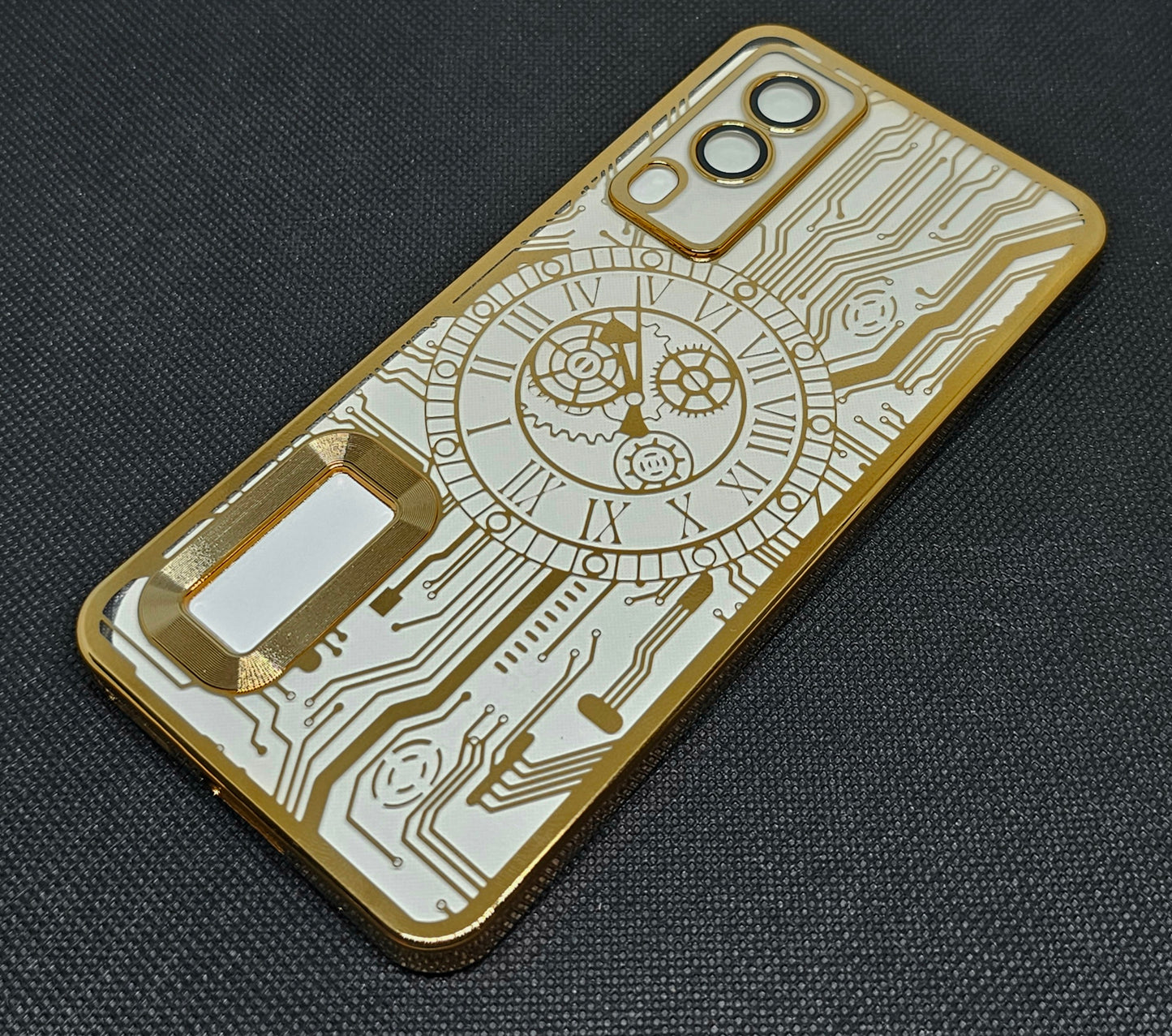 Vivo V21E (5G) Back Cover with CD Watch Machine Design