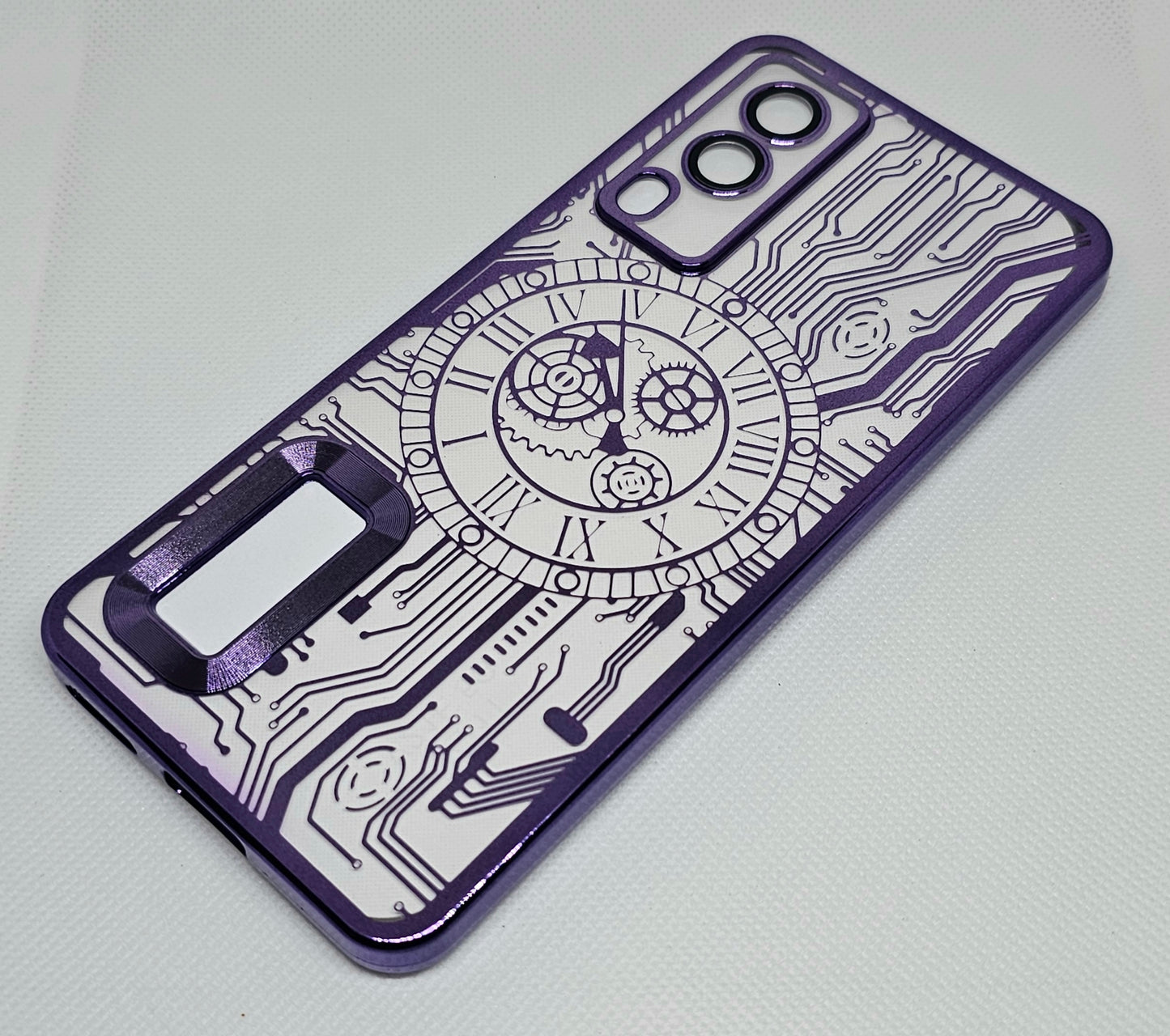 Vivo V21E (5G) Back Cover with CD Watch Machine Design