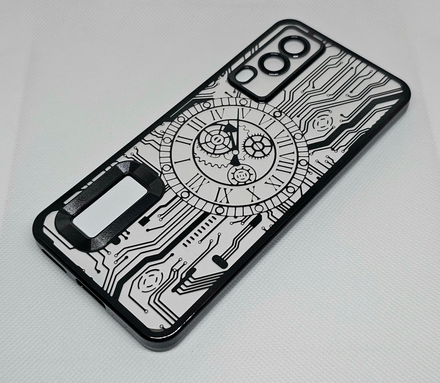 Vivo V21E (5G) Back Cover with CD Watch Machine Design