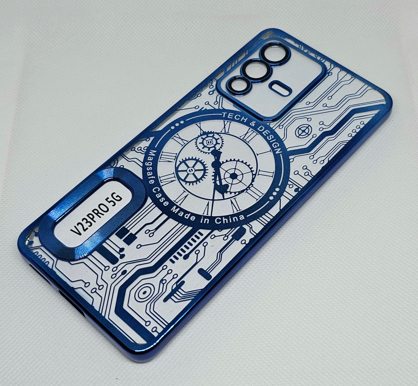 Vivo V23 Pro (5G) Back Cover with CD Watch Machine Design