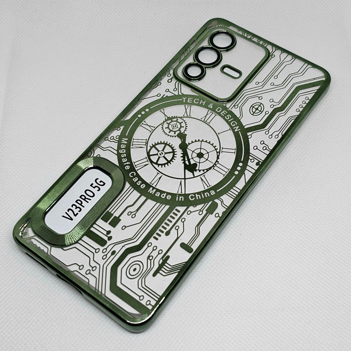 Vivo V23 Pro (5G) Back Cover with CD Watch Machine Design