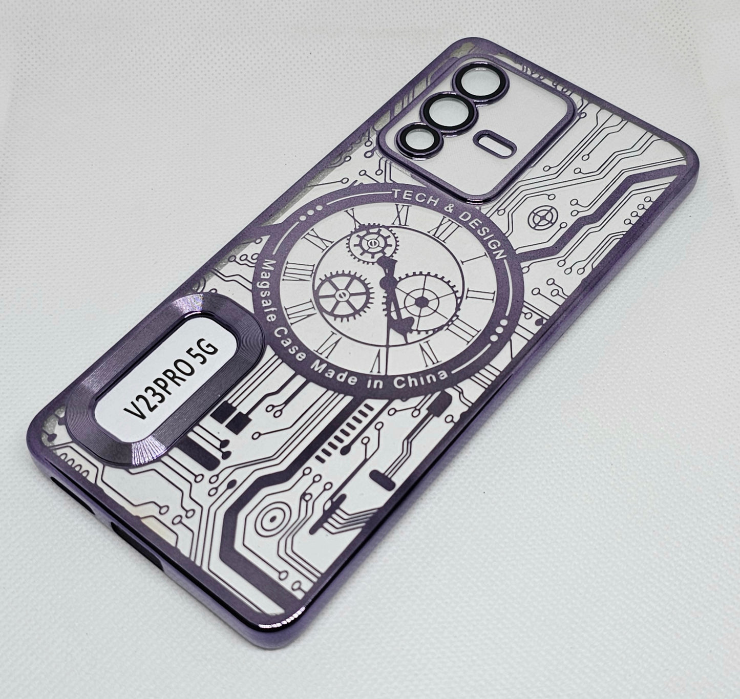 Vivo V23 Pro (5G) Back Cover with CD Watch Machine Design