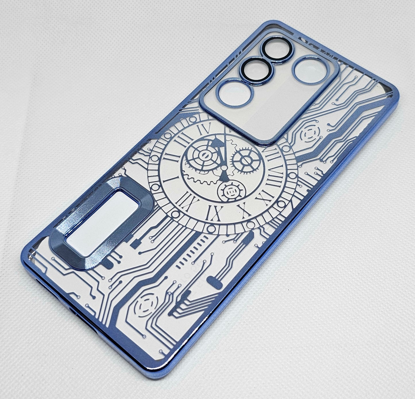 Vivo V27/V27 Pro Back Cover with CD Watch Machine Design