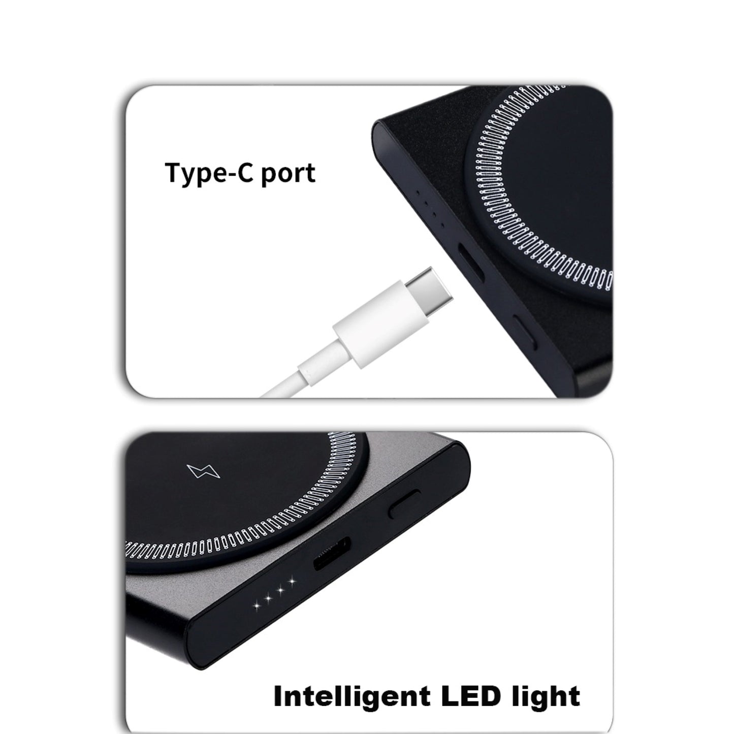 Amytel 10,000 mah 22.5 watt Fast Charging Magsafe Power bank with Fine Aluminum Body (6 Month Warranty)