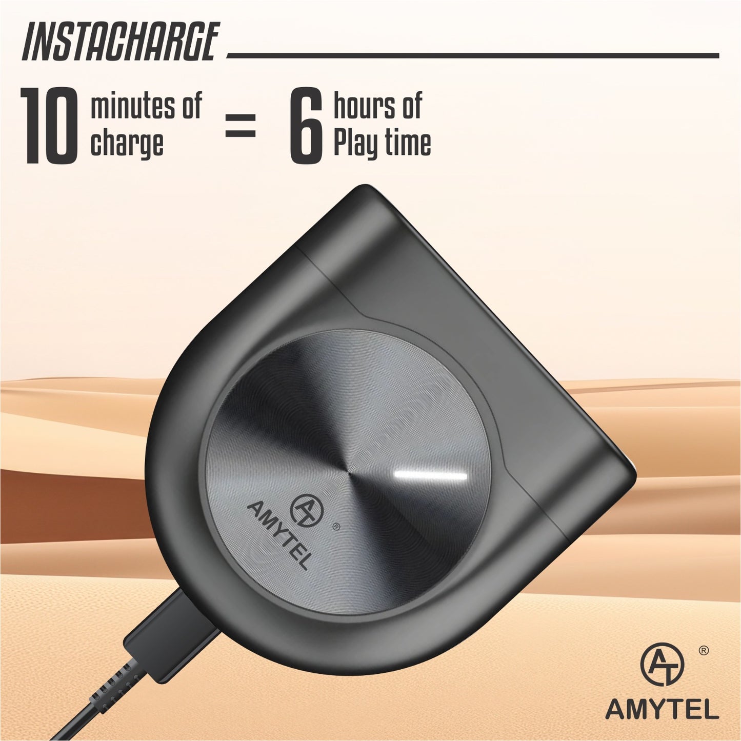 Amytel TWS Earbuds Wireless Bluetooth with Bass and Touch Sensor