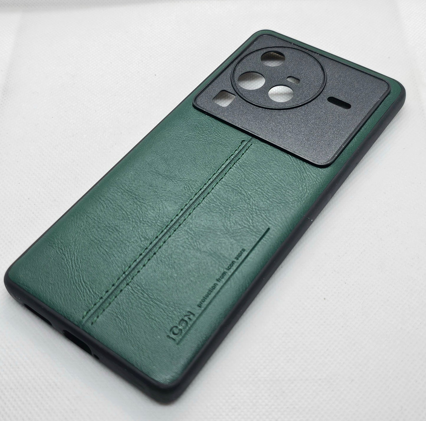 Vivo X80 Pro Luxurious Leather Mobile Back Cover