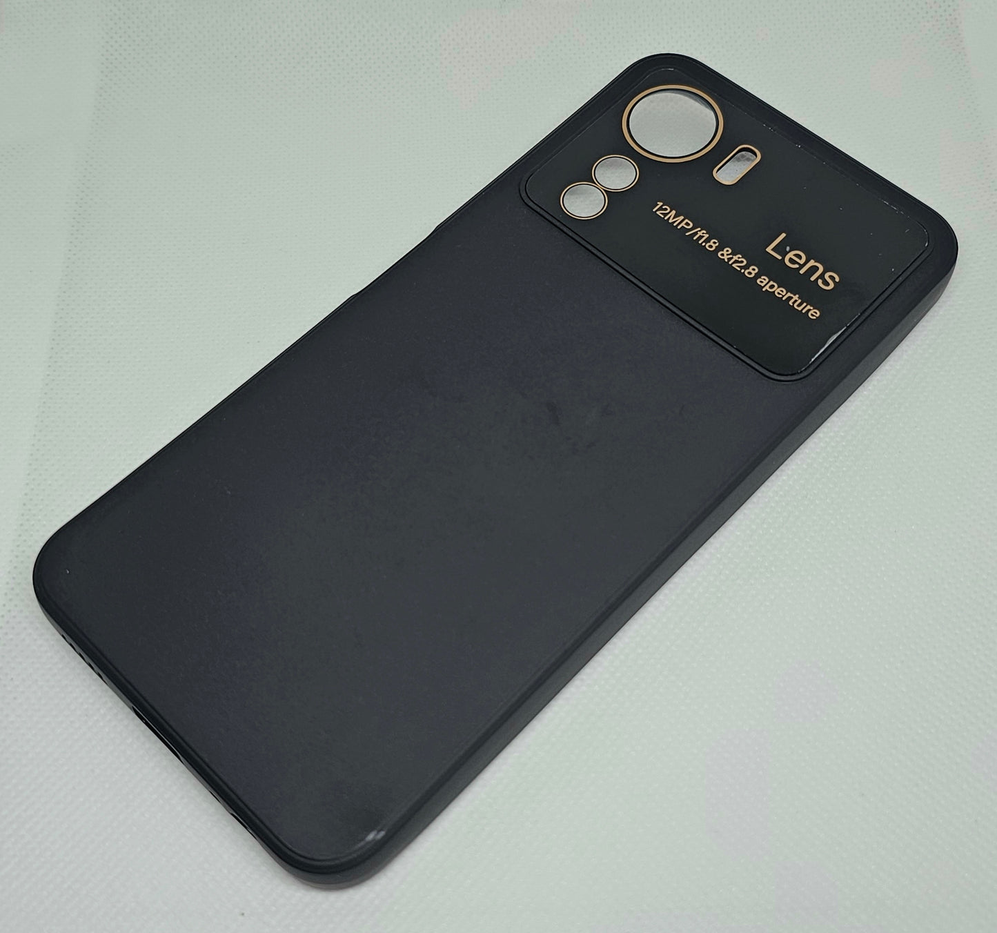 Vivo Y16 Silicone Back Cover with Protective Lens