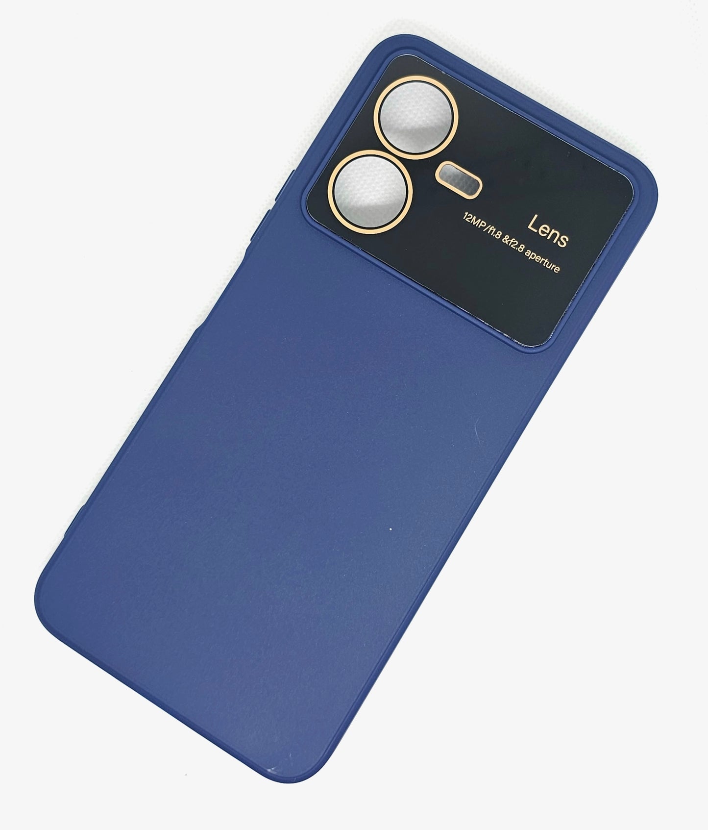 Vivo Y22 (4G) Silicone Back Cover with Protective Lens