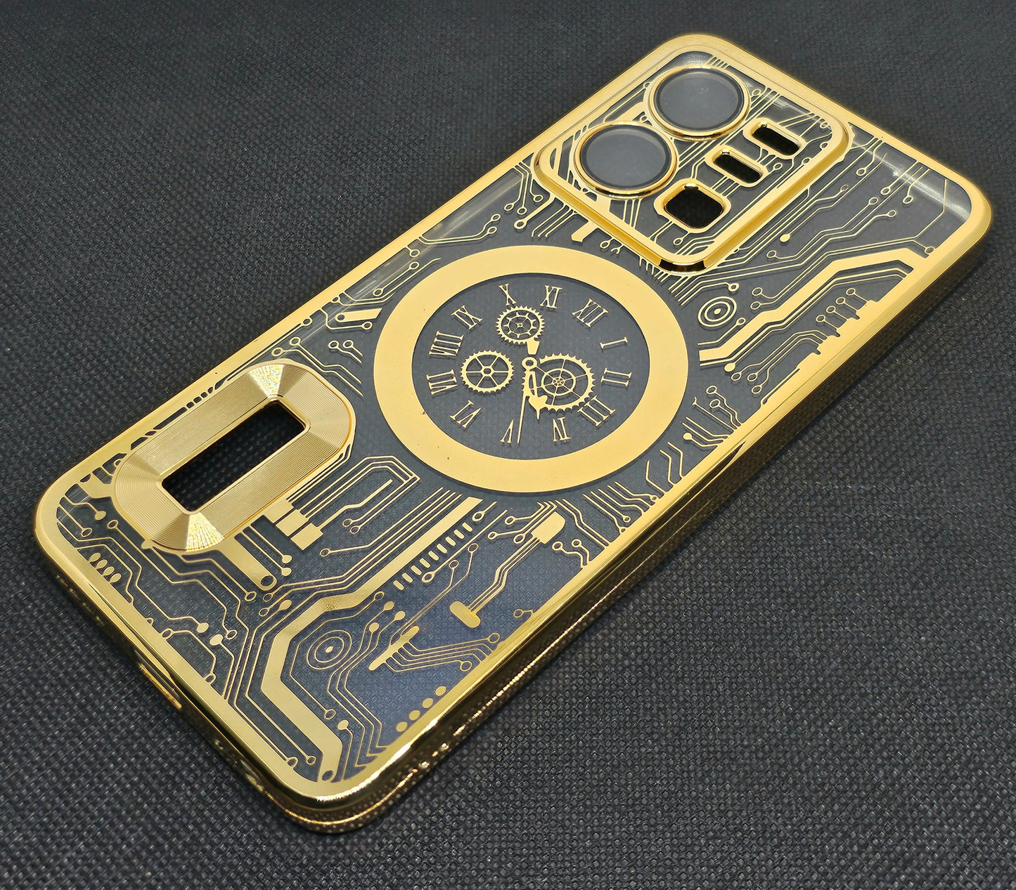 Vivo Y22 / Y35 (4G) Mobile Back Cover CD Watch Machine Design