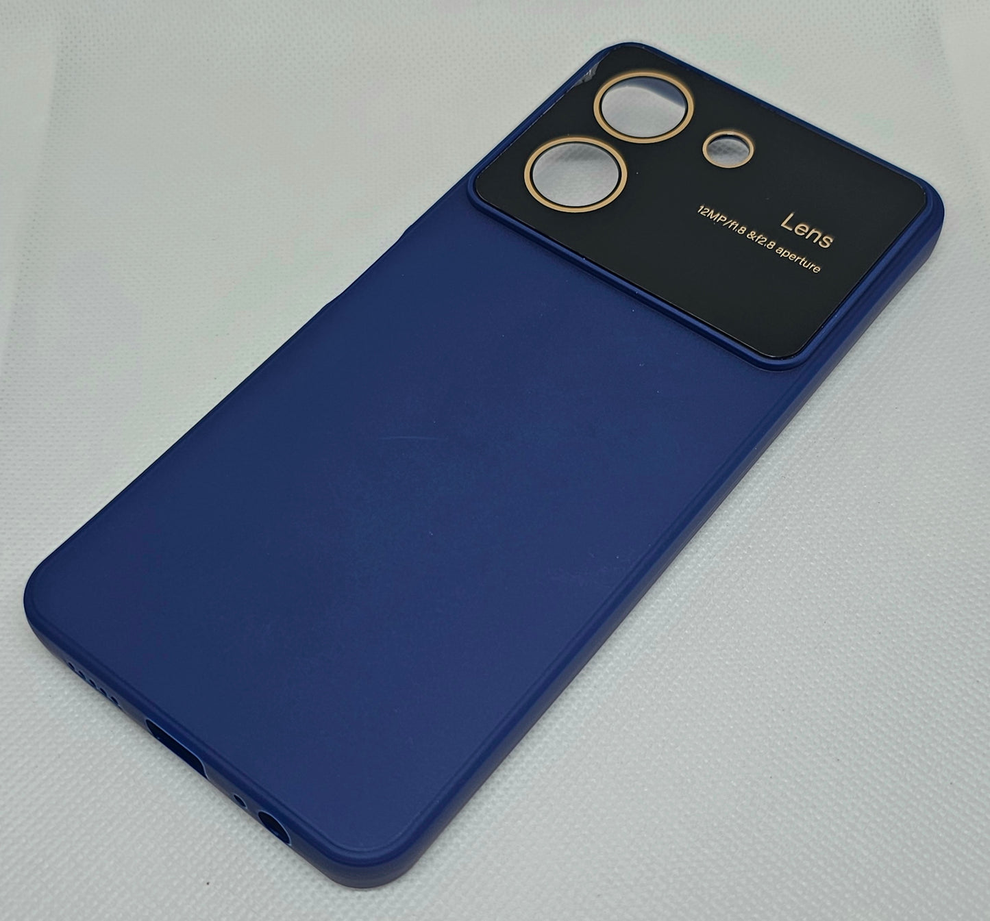 Vivo Y36(4G) Silicone Back Cover with Protective Lens