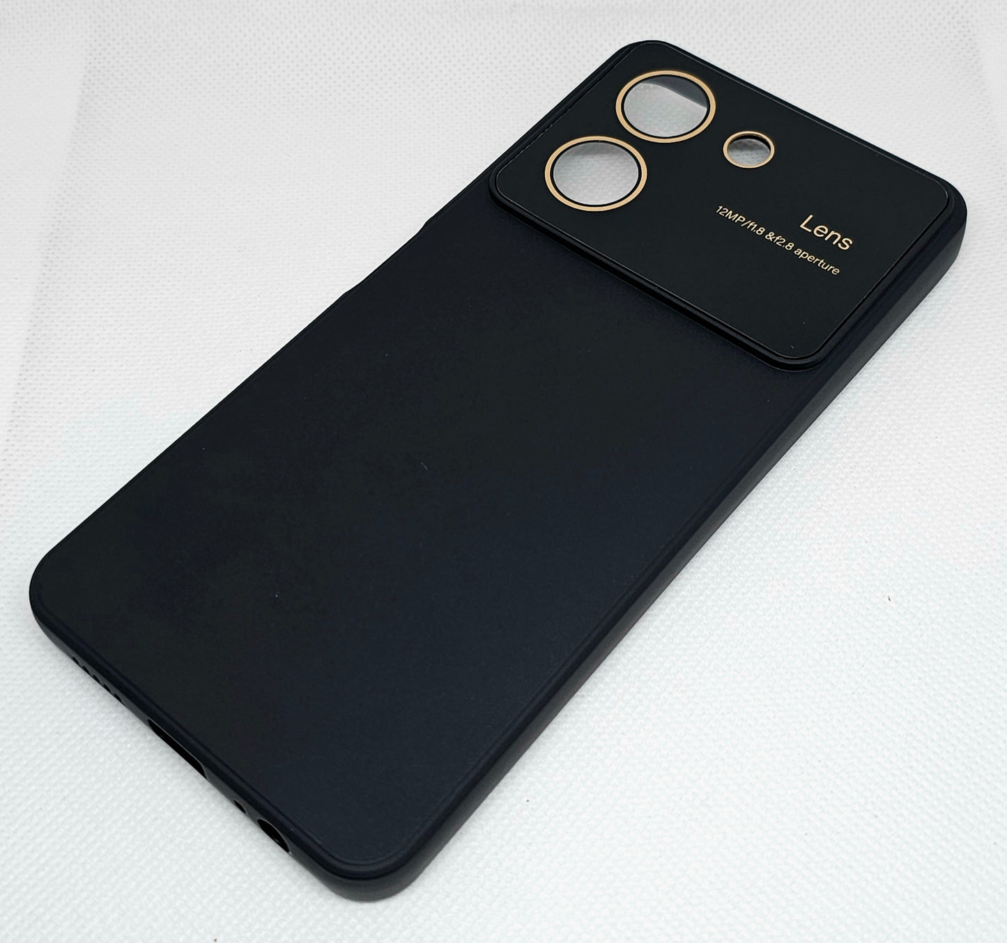 Vivo Y36(4G) Silicone Back Cover with Protective Lens