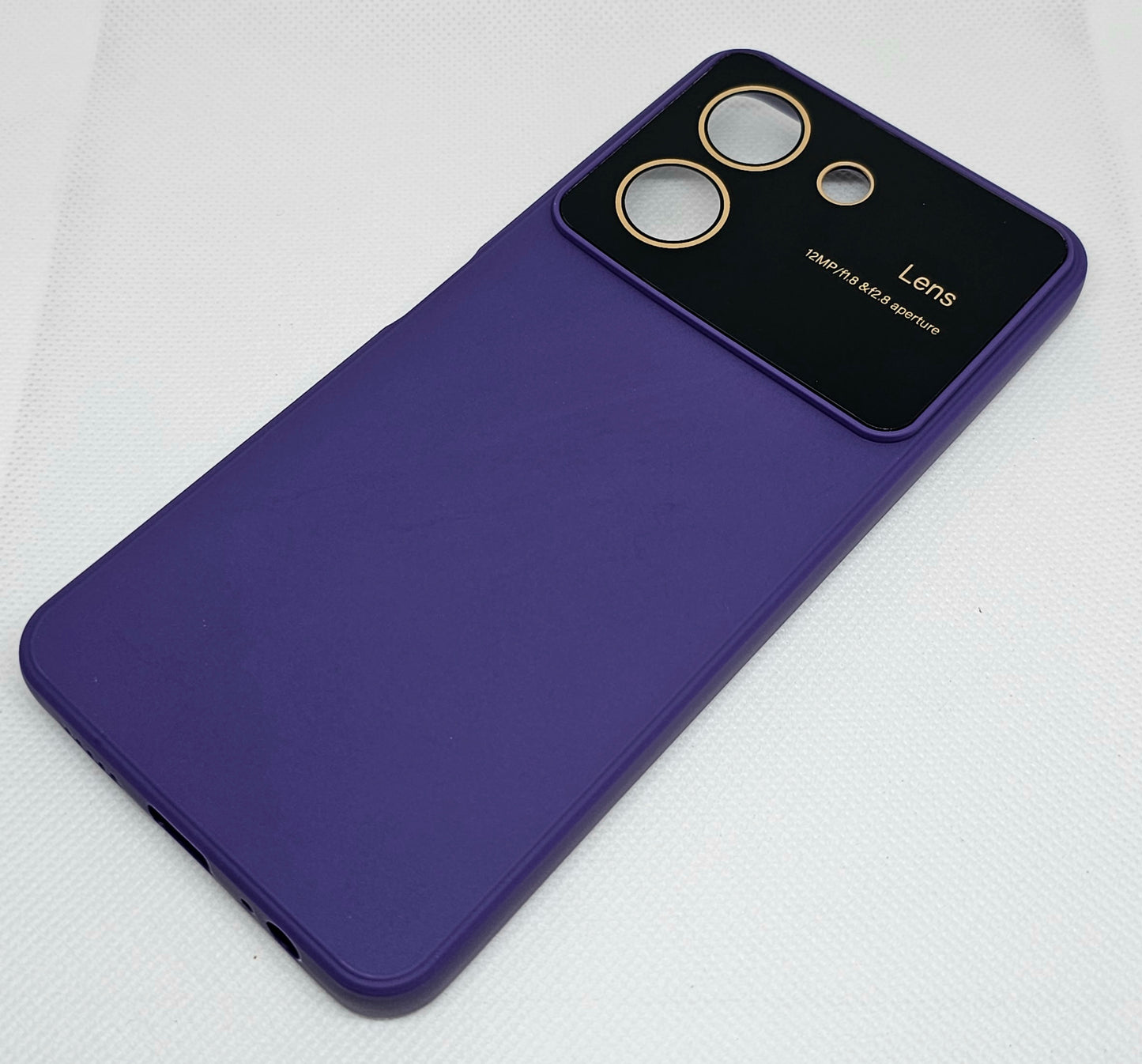Vivo Y36(4G) Silicone Back Cover with Protective Lens