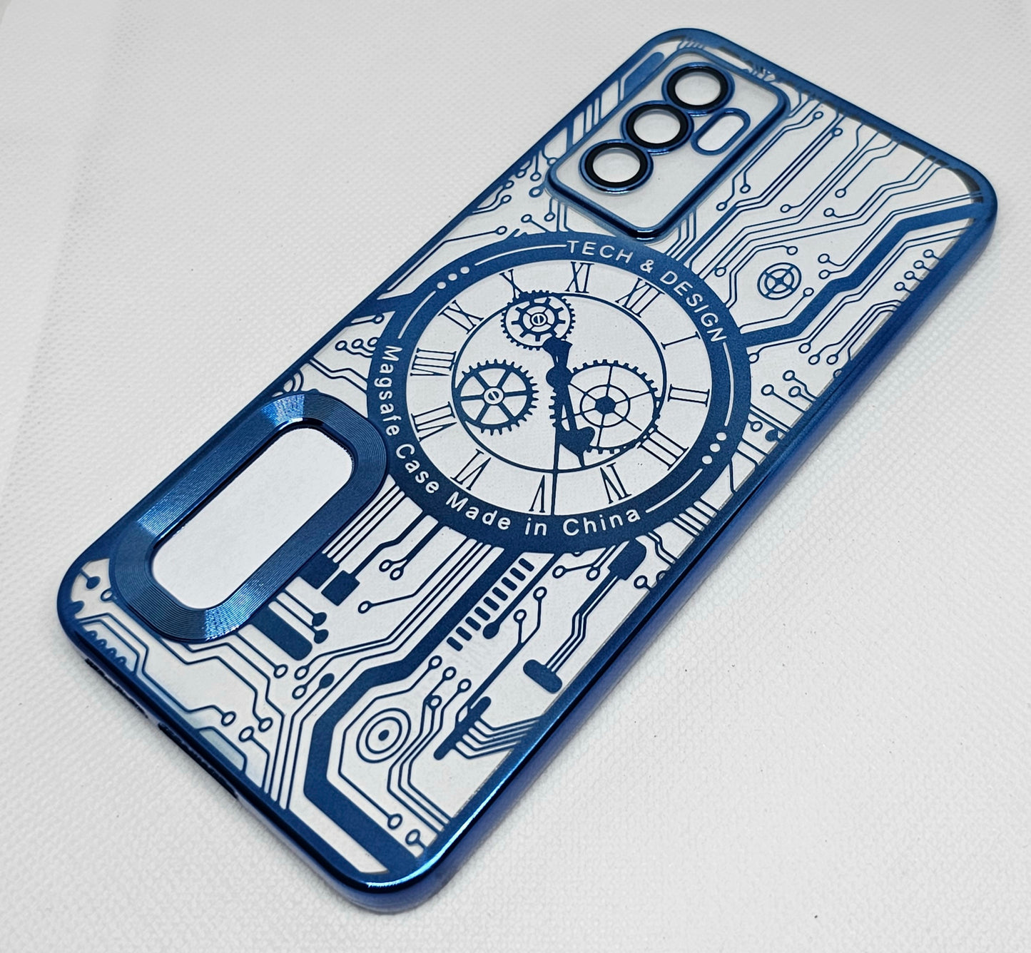 Vivo V23 E / Y75 (4G) Back Cover with CD Watch Machine Design
