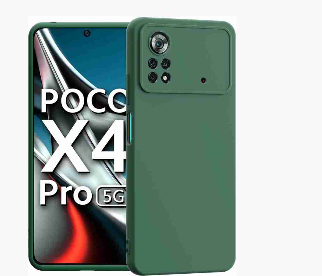 Mi Poco M4 pro (4G) Silicone + Cloth Back cover