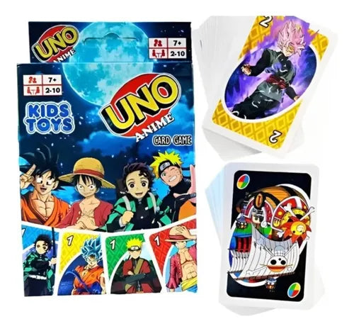 Uno Anime Character for Kids Playing cards