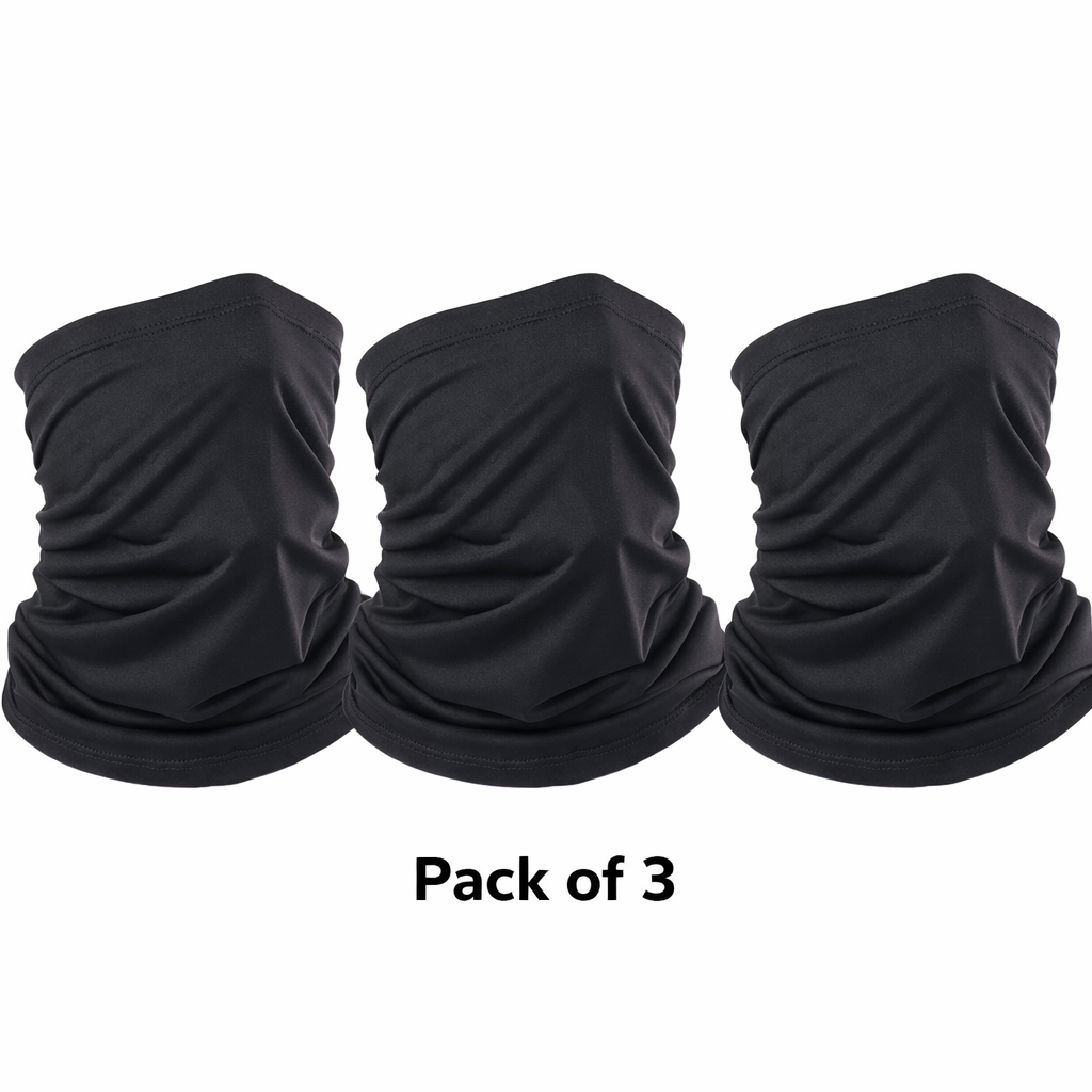 Premium Bandana for Men & Women | Super soft | Odour free & Breathable Multipurpose usage ( Pack of 3 )