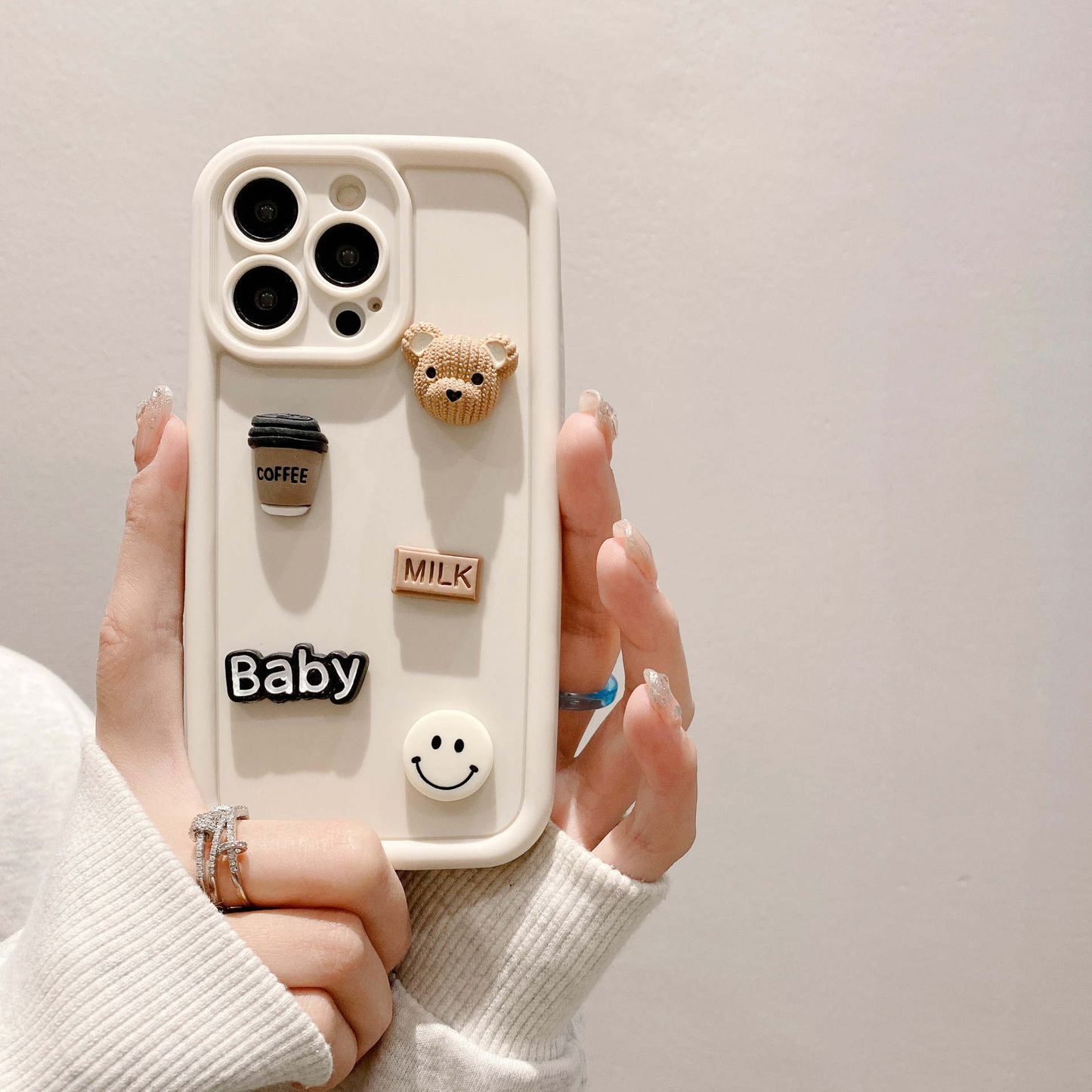 Apple Iphone 15 plus Teddy Mobile Back cover