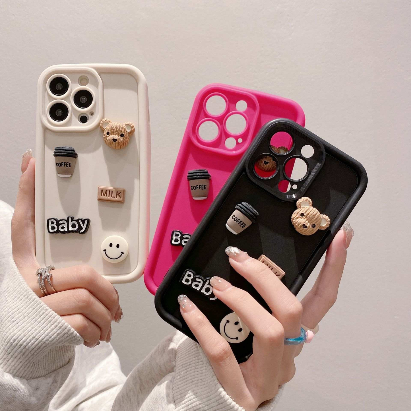 Apple Iphone 15 pro max Teddy Mobile Back Cover