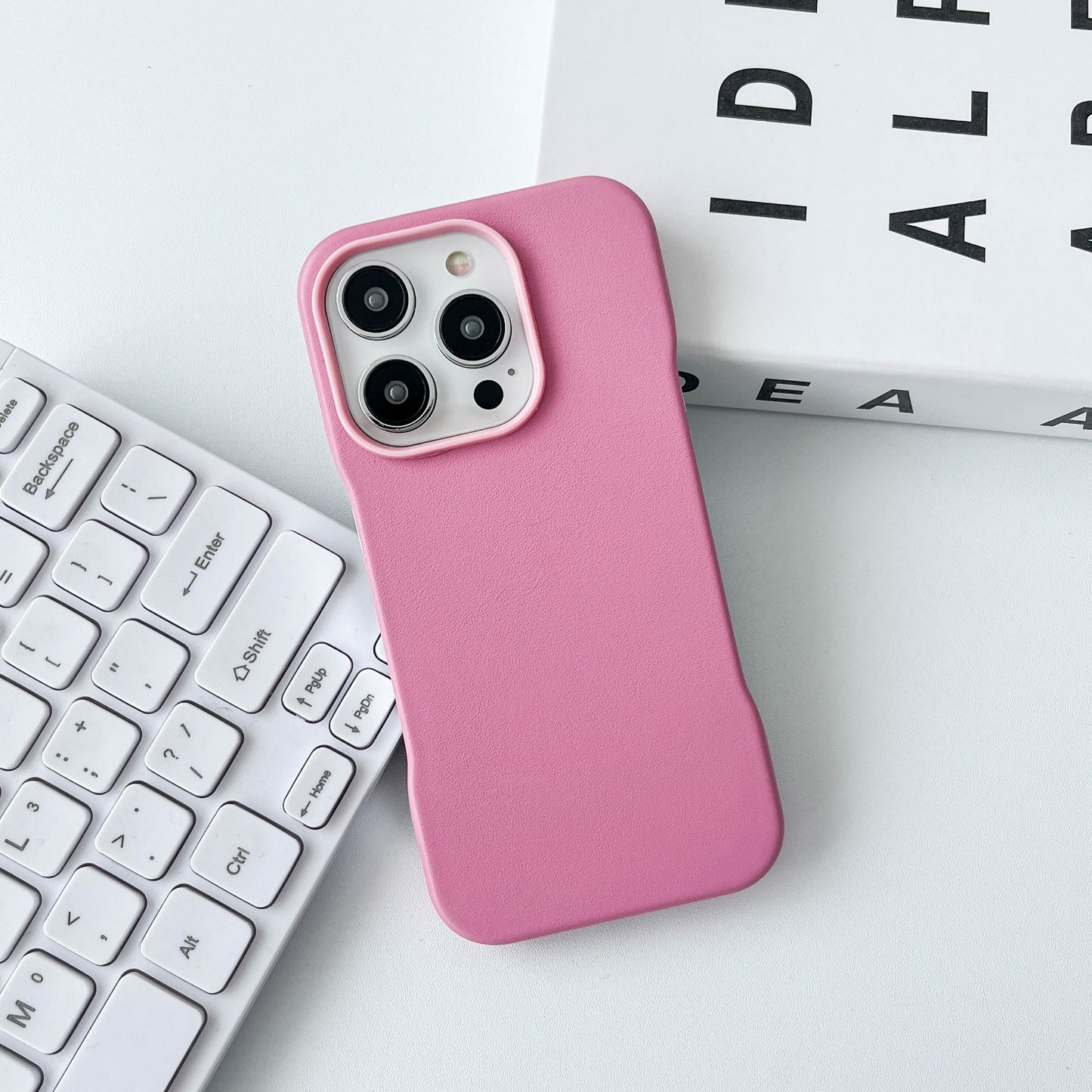 Apple Iphone 15 Leather Border Less Magsafe Compatible Stlylish Mobile Back cover