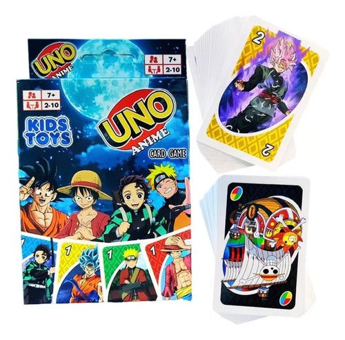 Uno Anime Character for Kids Playing cards