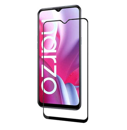 Realme Narzo 20A 11D/9h with HD Clear screen hardness Tempered Glass